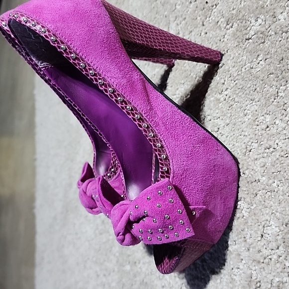 Beautiful leather peep toe heels from Baker 5.5 - Picture 4 of 5